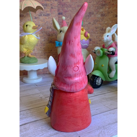 Set of 2 Easter Spring Gnome Figurines - Picture 10 of 10